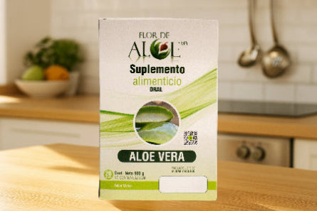 Gel de Aloe Vera en Sobres Individuales Sabor Moras | Flor de Aloe