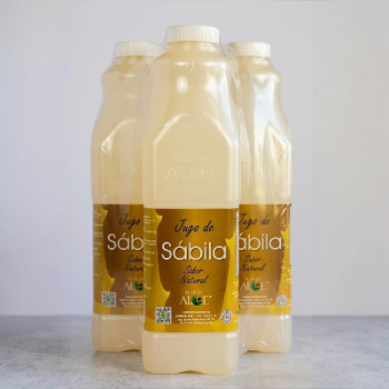 Paquete de 3 jugos de Aloe Vera Natural Flor de Aloe