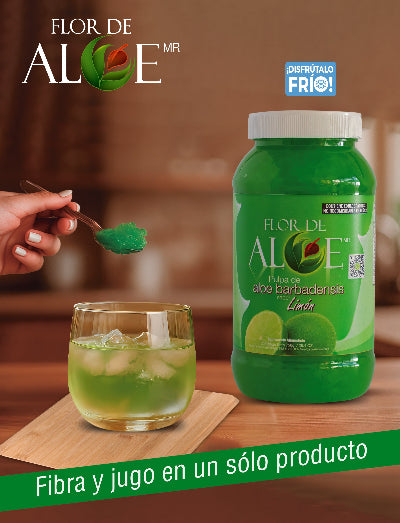 Pulpa de Aloe Vera Sabor Limón Sin Azúcar 99% Sábila | Flor de Aloe