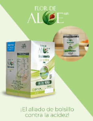 Gel de Aloe Vera en Sobres Individuales Sabor Moras | Flor de Aloe