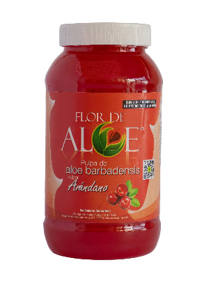 Pulpa de Aloe Vera sabor arándano sáblla flor de aloe