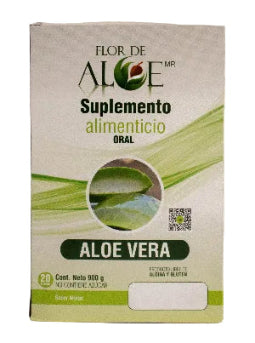 Gel de Aloe Vera en Sobres Individuales Sabor Moras | Flor de Aloe