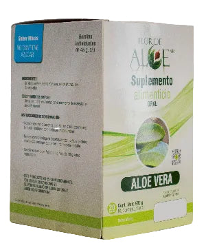 Gel de Aloe Vera en Sobres Individuales Sabor Moras | Flor de Aloe