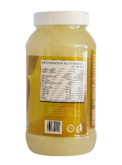información nutrimental Pulpa de Aloe Vera