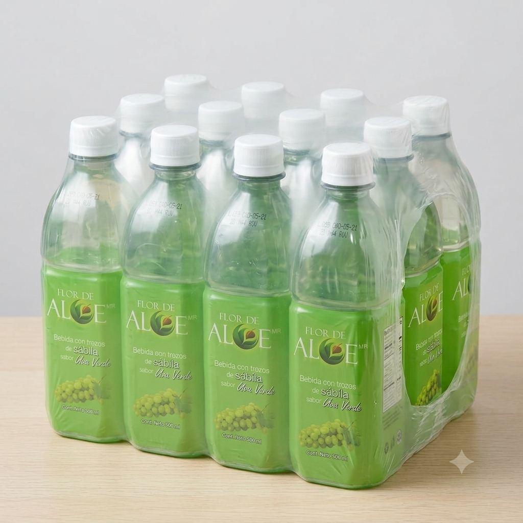 AGUA SABOR UVA VERDE 12 PACK